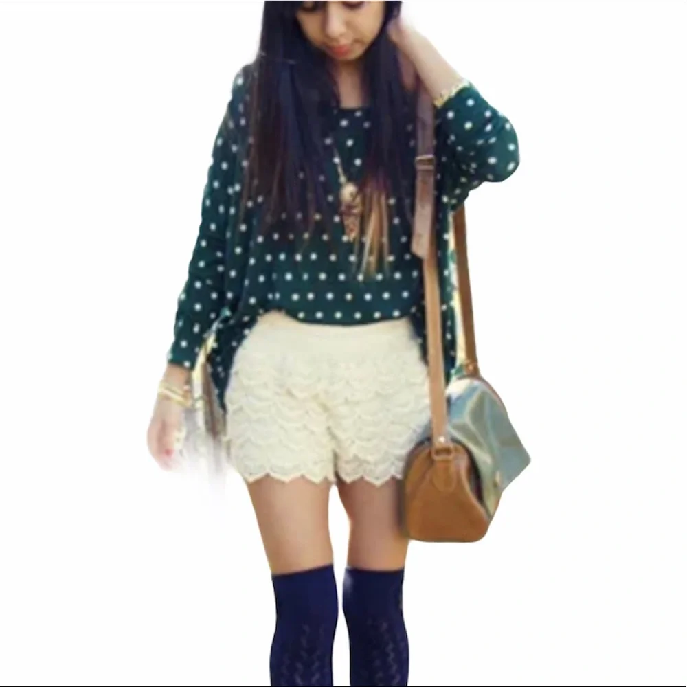 Zara Basic Special Edition Polka Dot Top M - Picture 1 of 14